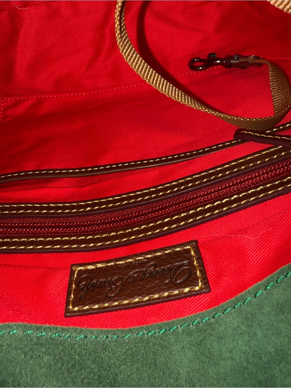 Dooney & Bourke Brown Leather Satchel Shoulder Bag - Picture 6 of 12